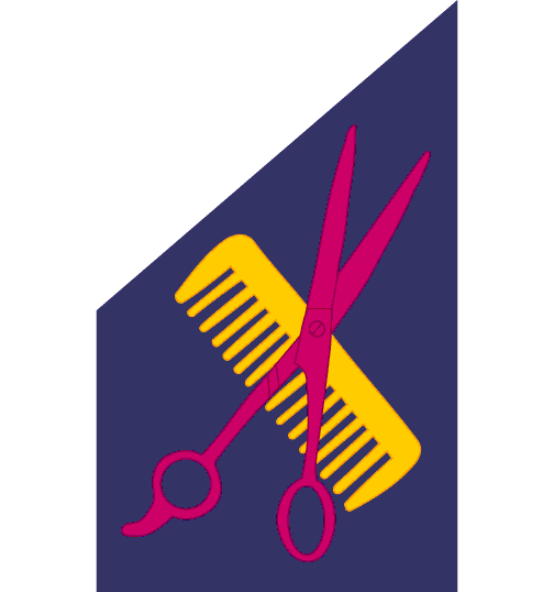 Scissors & Comb enlarged